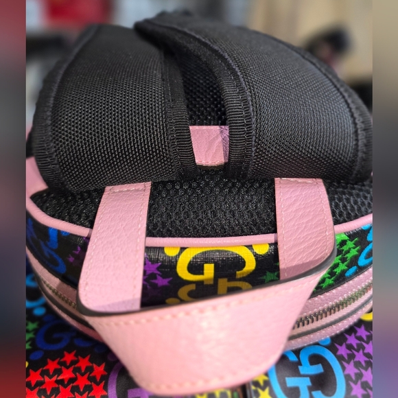 Gucci GG Supreme Psychedelic Backpack Multicolor Small main image 12
